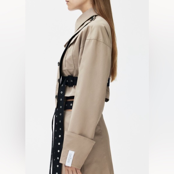 ROKH x H&M CROPPED TWIL JACKET - Picture 6 of 8